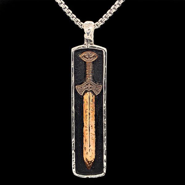 Keith Jack Celtic Framed Viking Sword Pendant, Large Geralds Jewelry Oak Harbor, WA