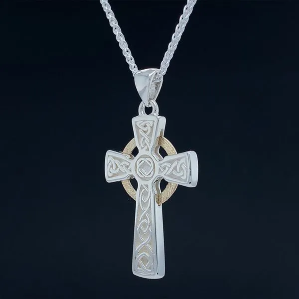 Keith Jack Celtic Circle Cross Pendant, Small Geralds Jewelry Oak Harbor, WA