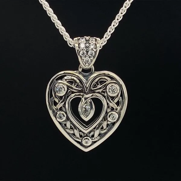 Keith Jack Celtic Heart Pendant Geralds Jewelry Oak Harbor, WA