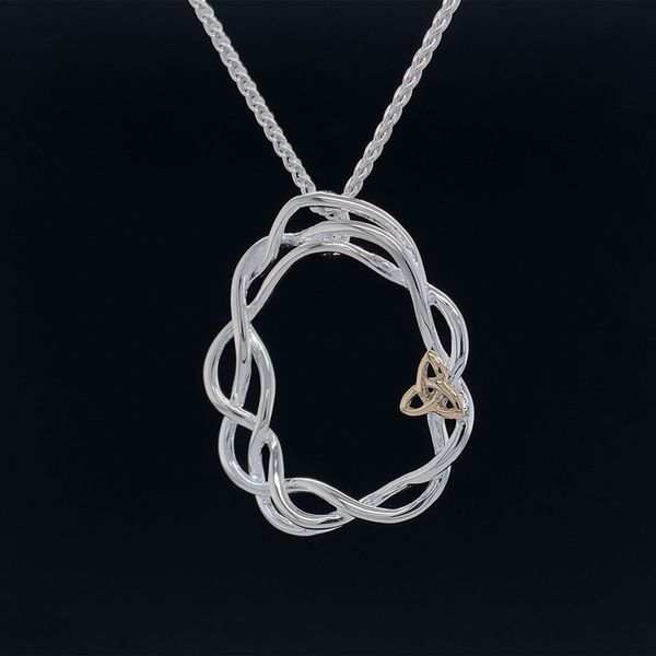 Keith Jack Celtic Openwork Infinity Knot Pendant Image 2 Geralds Jewelry Oak Harbor, WA