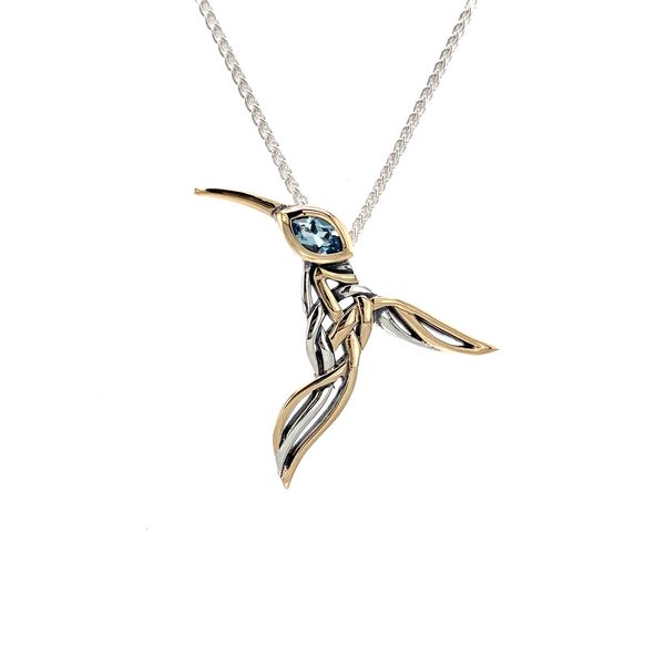 Keith Jack Celtic Hummingbird Pendant Image 4 Geralds Jewelry Oak Harbor, WA