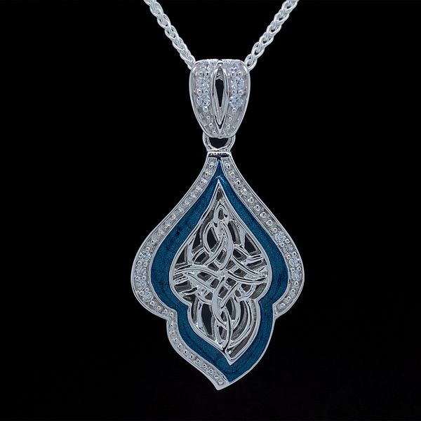 Keith Jack Celtic Path Of Life Enamel Pendant Geralds Jewelry Oak Harbor, WA