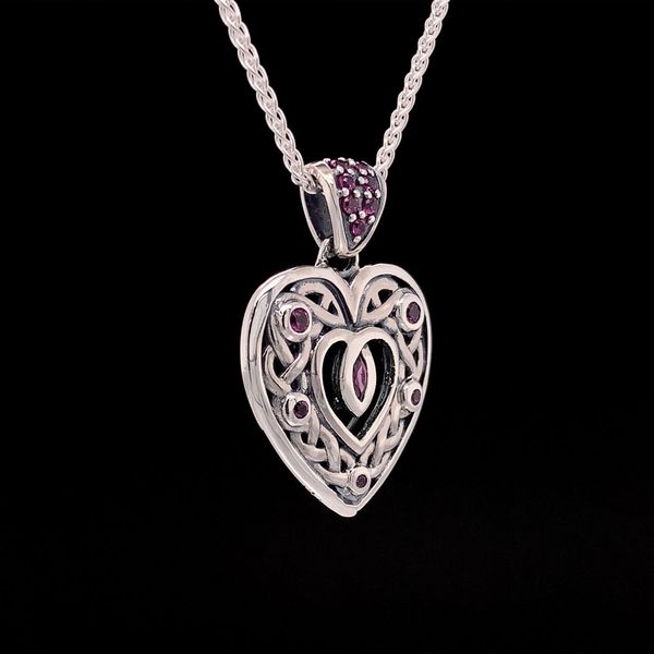 Keith Jack Celtic Sterling Silver Eternity Knot 'Tay' Ring Image 3 Geralds Jewelry Oak Harbor, WA