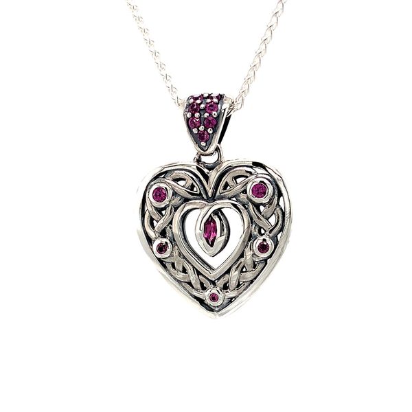 Keith Jack Celtic Sterling Silver Eternity Knot 'Tay' Ring Image 5 Geralds Jewelry Oak Harbor, WA