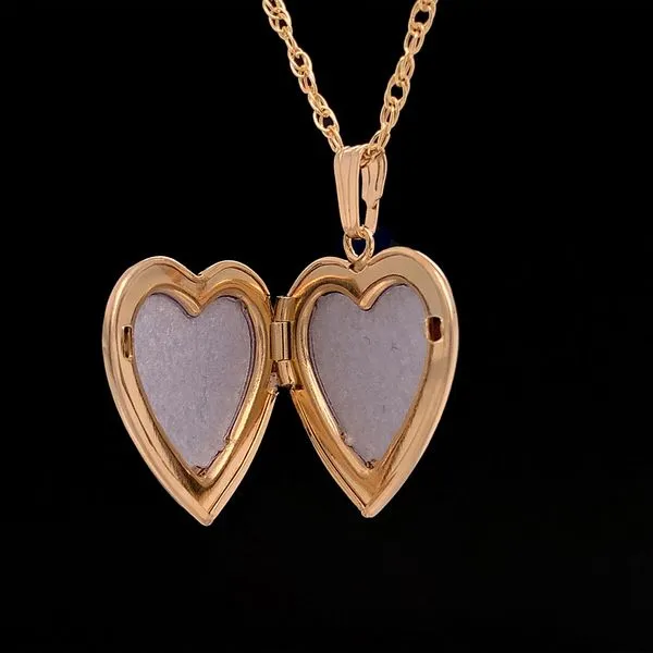 Gold Filled Engraved Hearts Locket Image 3 Geralds Jewelry Oak Harbor, WA