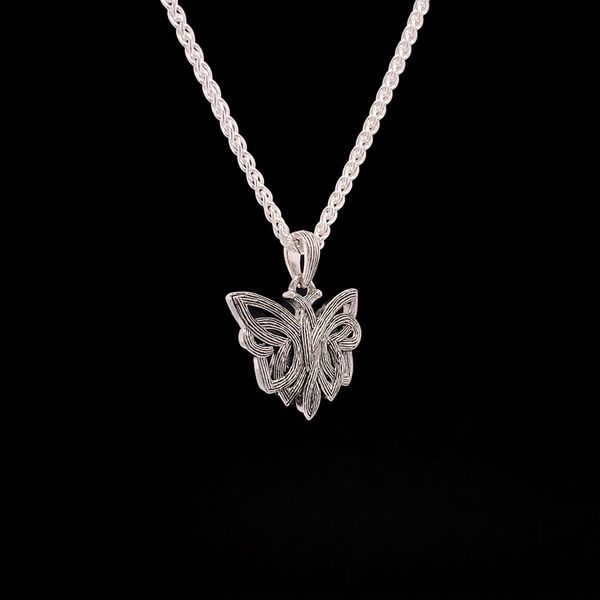 Keith Jack Celtic Butterfly Pendant Image 2 Geralds Jewelry Oak Harbor, WA