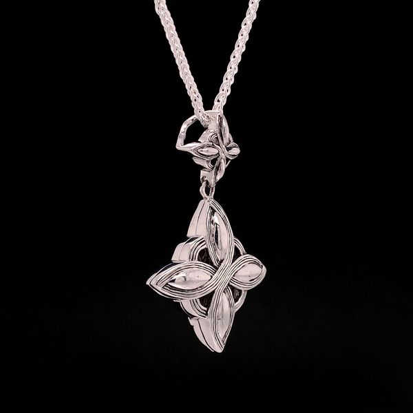 Keith Jack Celtic Double Star Celestial Pendant Image 3 Geralds Jewelry Oak Harbor, WA