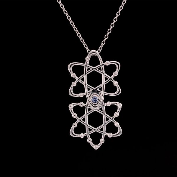 Atom Yogo Sapphire Pendant Geralds Jewelry Oak Harbor, WA