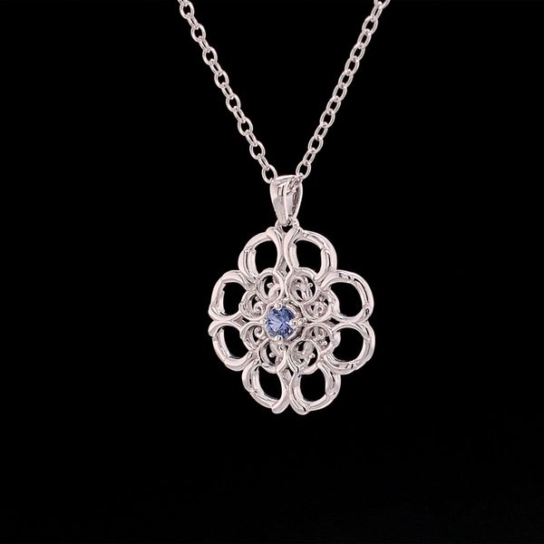 Filigree Flower Yogo Pendant Image 2 Geralds Jewelry Oak Harbor, WA