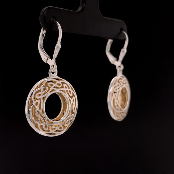 Keith Jack Celtic Window to the Soul Earrings Image 2 Geralds Jewelry Oak Harbor, WA