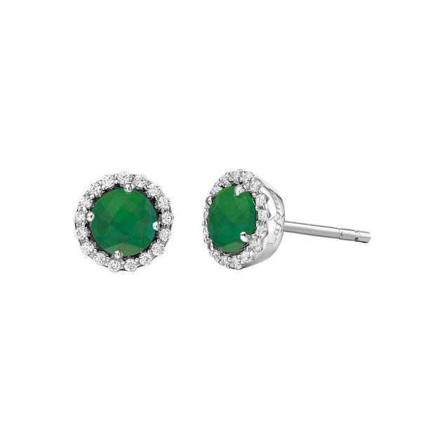 Lafonn Simulated Emerald and Lassaire Earrrings Geralds Jewelry Oak Harbor, WA