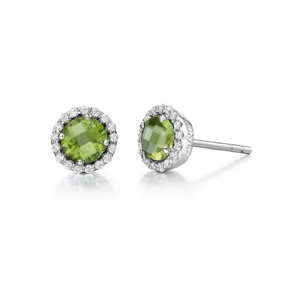 Lafonn Peridot and Lassaire Earrings Geralds Jewelry Oak Harbor, WA