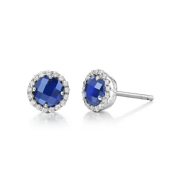 Lafonn Lab Grown Sapphires and Lassaire Earrings Geralds Jewelry Oak Harbor, WA