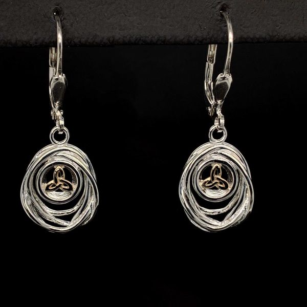 Keith Jack Celtic Cradle Of Life Lever Back Earrings Geralds Jewelry Oak Harbor, WA
