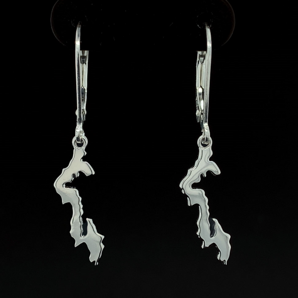 Whidbey Island Earrings in Sterling Silver Geralds Jewelry Oak Harbor, WA