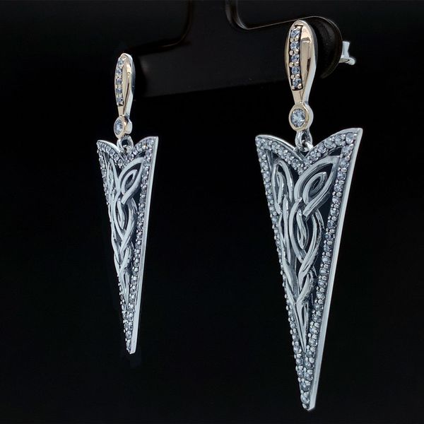 Keith Jack Celtic Butterfly Gateway Post Earrings Image 2 Geralds Jewelry Oak Harbor, WA