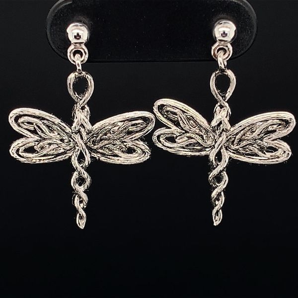 Keith Jack Celtic Sterling Silver Dragonfly Earrings Geralds Jewelry Oak Harbor, WA