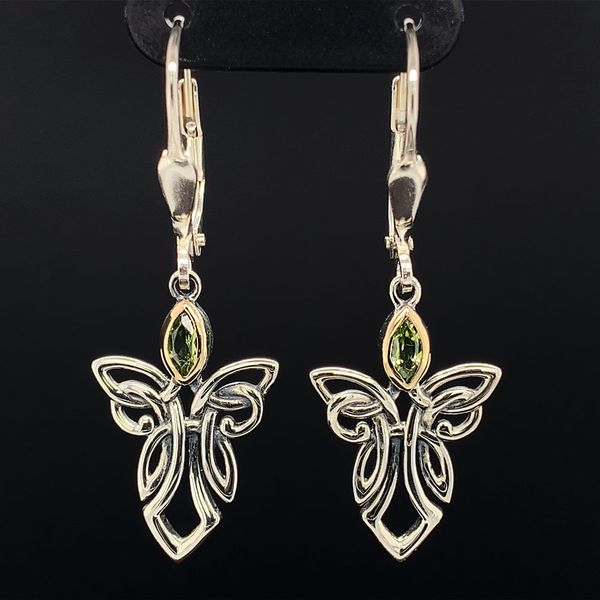 Keith Jack Celtic Peridot Angel Earrings Geralds Jewelry Oak Harbor, WA