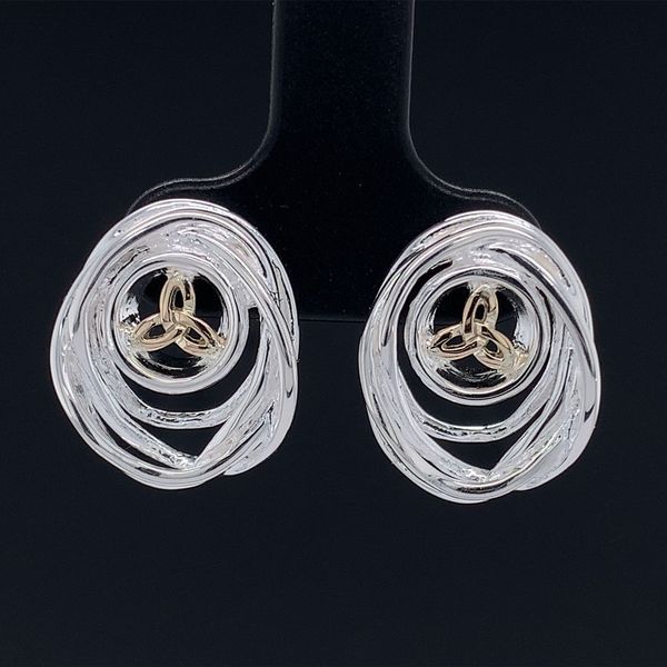 Keith Jack Celtic Cradle Of Life Post Earrings Geralds Jewelry Oak Harbor, WA