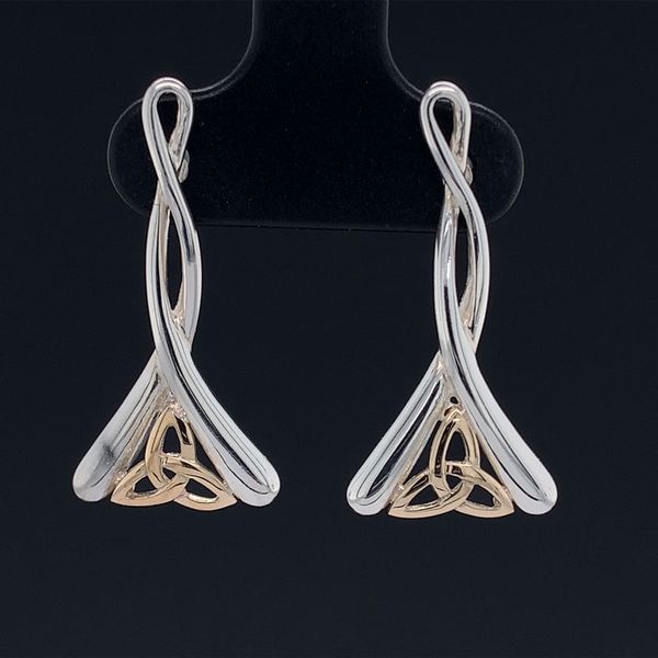 Keith Jack Celtic Trinity Post Earrings Geralds Jewelry Oak Harbor, WA
