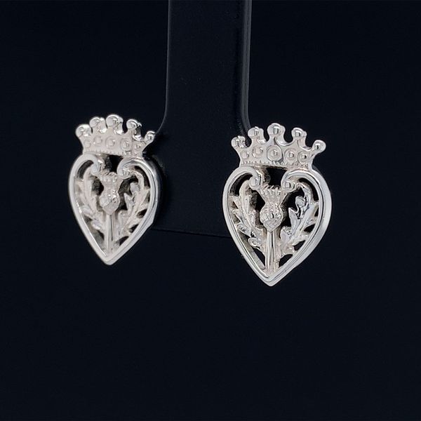 Keith Jack Celtic Scottish Luckenbooth Earrings Image 2 Geralds Jewelry Oak Harbor, WA
