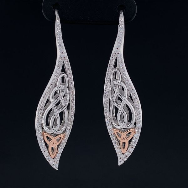 Keith Jack Celtic Leaf Hook Earrings Geralds Jewelry Oak Harbor, WA