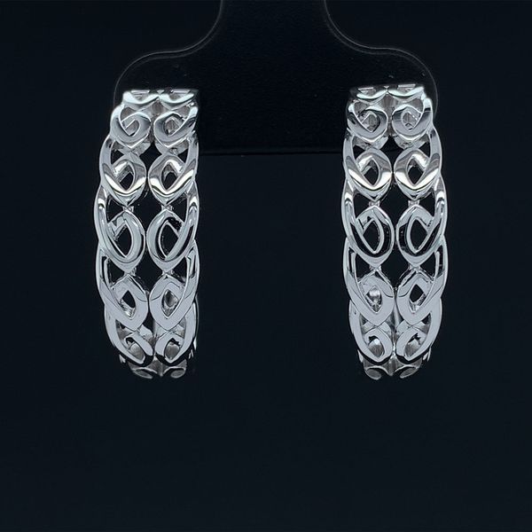 Keith Jack Celtic Sterling Silver Bridge Post Earrings Geralds Jewelry Oak Harbor, WA