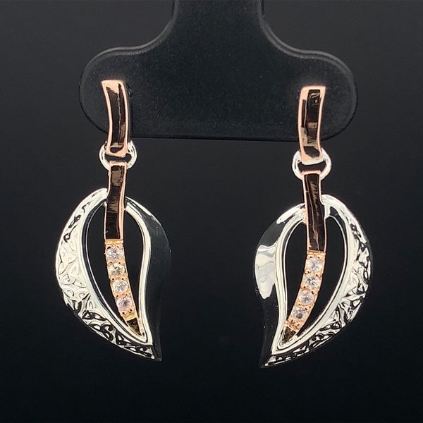 Keith Jack Celtic Trinity Leaf Earrings Geralds Jewelry Oak Harbor, WA