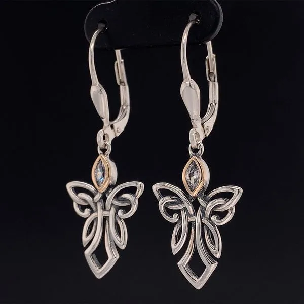 Keith Jack Celtic Guardian Angels Earrings Image 2 Geralds Jewelry Oak Harbor, WA