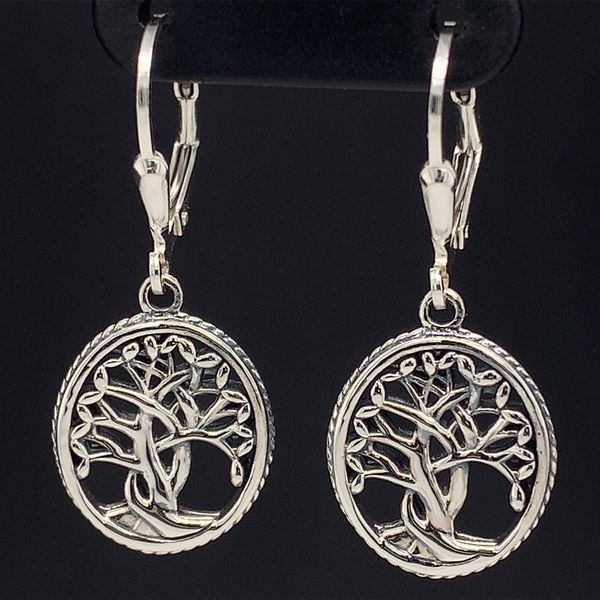 Keith Jack Celtic Small Tree of Life Earrings Image 2 Geralds Jewelry Oak Harbor, WA