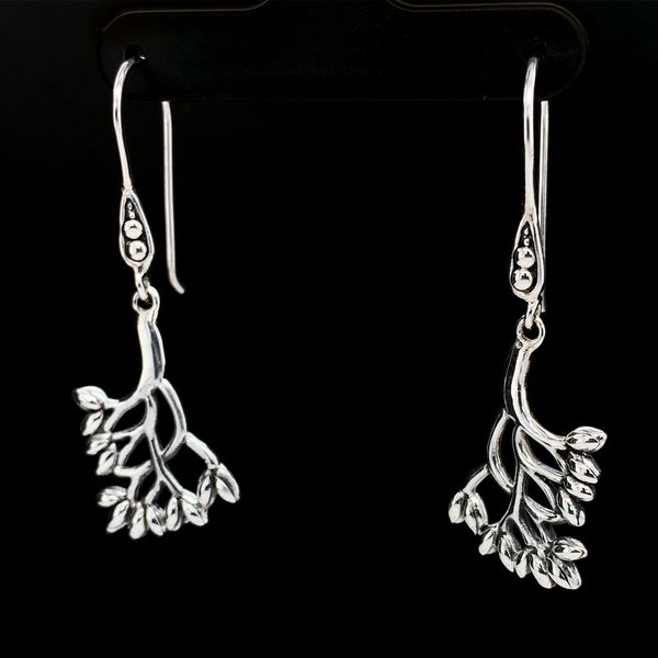 Keith Jack Celtic Silver Tree Of Life Hook Earrings Small Image 2 Geralds Jewelry Oak Harbor, WA