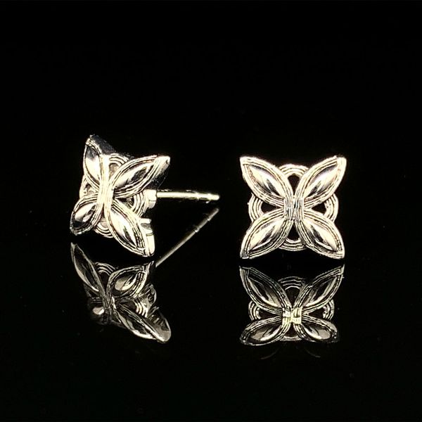 Keith Jack Celtic Celestial Stud Earrings Image 2 Geralds Jewelry Oak Harbor, WA