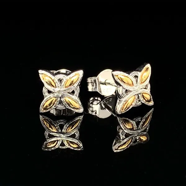 Keith Jack Celtic Celestial Stud Earrings Image 2 Geralds Jewelry Oak Harbor, WA