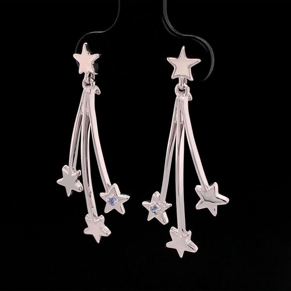 Shooting Stars Yogo Sapphire Earrings Image 2 Geralds Jewelry Oak Harbor, WA