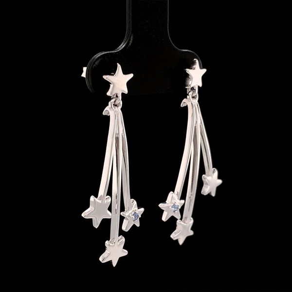 Shooting Stars Yogo Sapphire Earrings Image 3 Geralds Jewelry Oak Harbor, WA