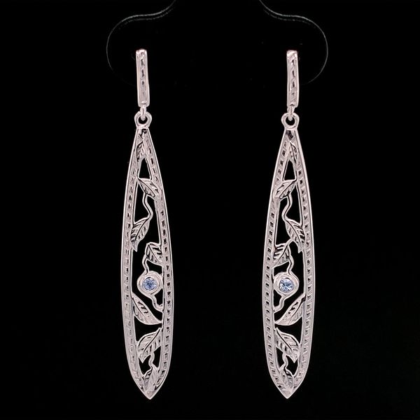 Nature Inspired Yogo Sapphire Earrings Geralds Jewelry Oak Harbor, WA