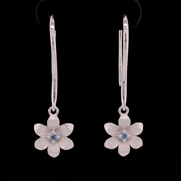 Flower Yogo Sapphire Earrings Geralds Jewelry Oak Harbor, WA
