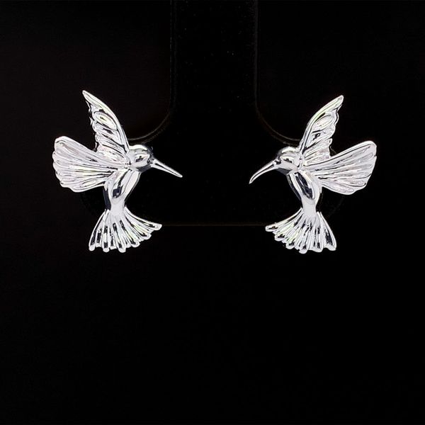 Keith Jack Celtic Sterling Silver Hummingbird Stud Earrings Geralds Jewelry Oak Harbor, WA