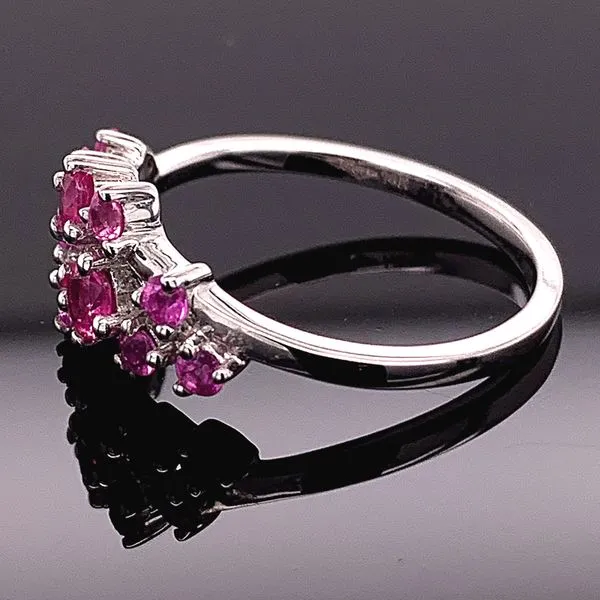 Natural Pink Sapphire Fashion Ring Image 2 Geralds Jewelry Oak Harbor, WA