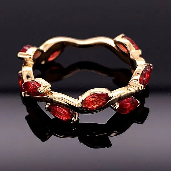 Custom Made Marquise Fire Ruby Ring Geralds Jewelry Oak Harbor, WA