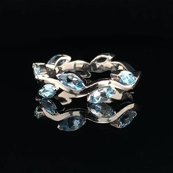 Custom Made Marquise Aquamarine Ring Image 2 Geralds Jewelry Oak Harbor, WA