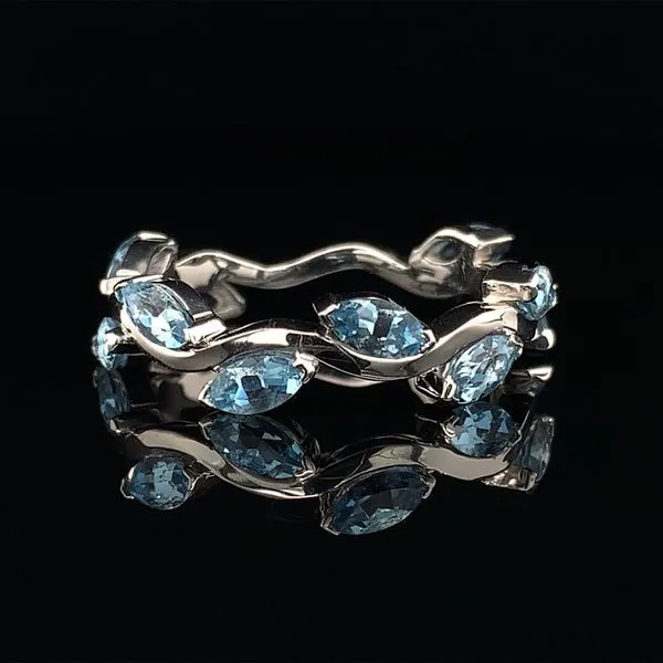Custom Made Marquise Aquamarine Ring Geralds Jewelry Oak Harbor, WA