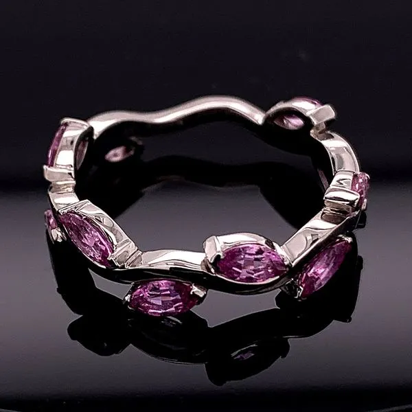 Custom Made Marquise Pink Sapphire Ring Geralds Jewelry Oak Harbor, WA