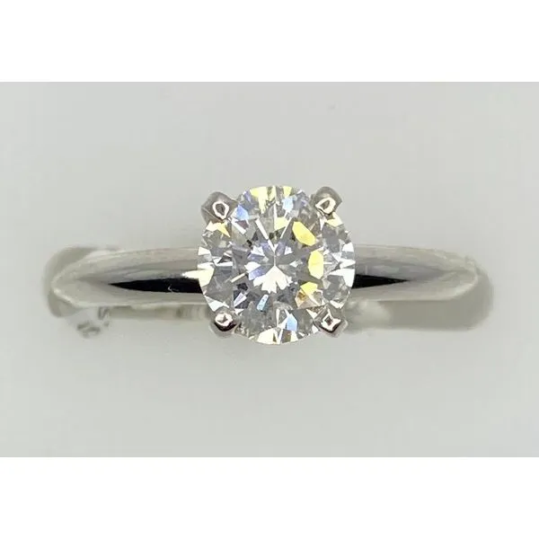 14K White Gold Engagement Ring Gary J. Long Jewelers Stockton, CA