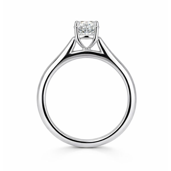 Hearts On Fire Platinum Round Diamond Solitaire Engagement Ring Image 2 Gary J. Long Jewelers Stockton, CA