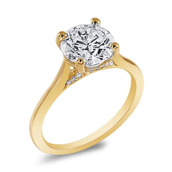 14K Yellow Gold Women's Engagement Ring Gary J. Long Jewelers Stockton, CA