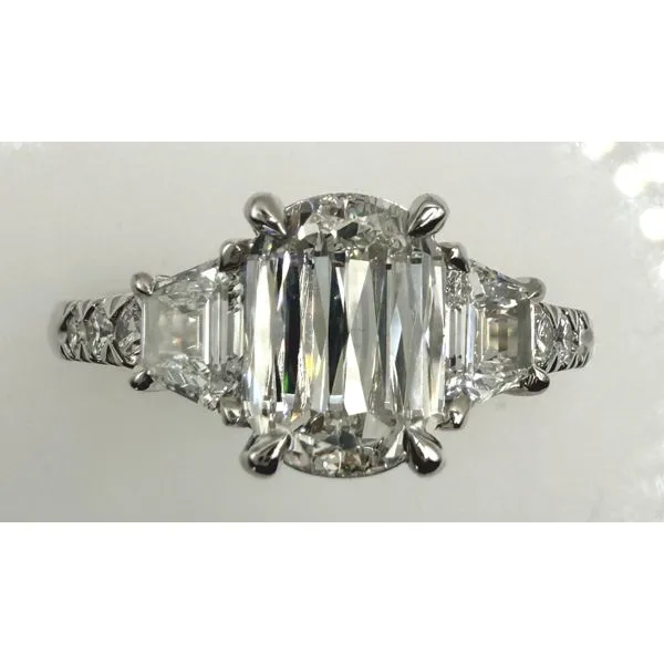 PLATINUM L'AMOUR DIAMOND ENGAGEMENT RING Gary J. Long Jewelers Stockton, CA