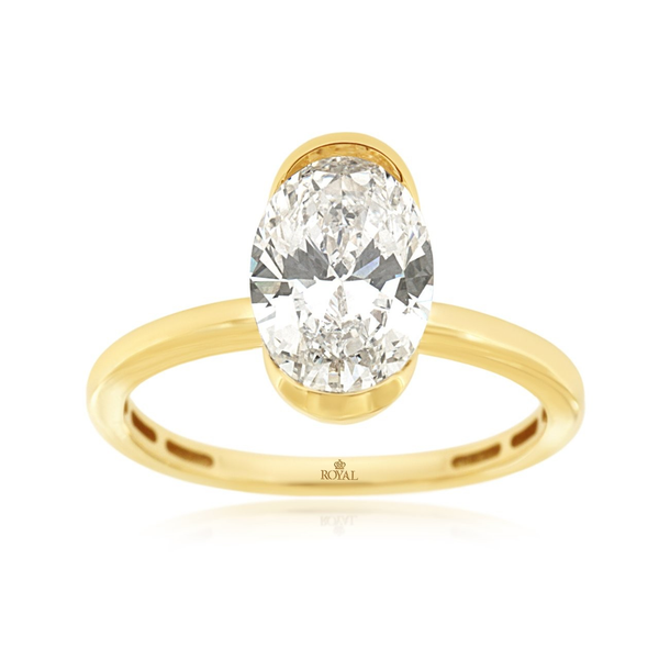 Lab Grown Engagement Ring Gary J. Long Jewelers Stockton, CA