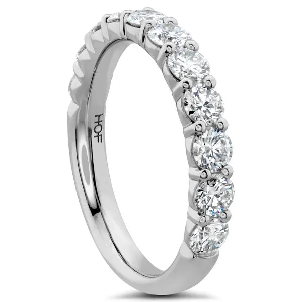 18K White Gold Wedding Band Image 3 Gary J. Long Jewelers Stockton, CA