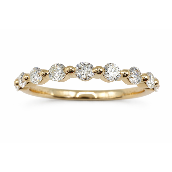 14K YELLOW GOLD DIAMOND BAND Gary J. Long Jewelers Stockton, CA